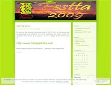 Tablet Screenshot of festta2009.wordpress.com