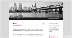 Desktop Screenshot of 36andsingle.wordpress.com