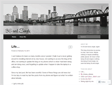 Tablet Screenshot of 36andsingle.wordpress.com