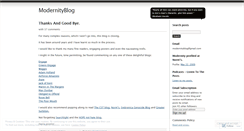 Desktop Screenshot of modernityblog.wordpress.com