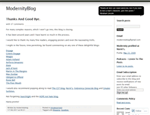 Tablet Screenshot of modernityblog.wordpress.com