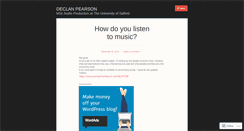 Desktop Screenshot of declanpearson.wordpress.com