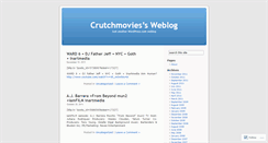 Desktop Screenshot of crutchmovies.wordpress.com
