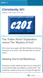 Mobile Screenshot of christianity201.wordpress.com