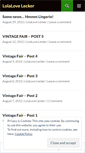Mobile Screenshot of lolalovelecker.wordpress.com
