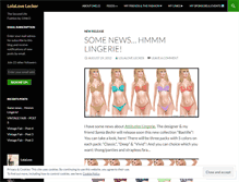 Tablet Screenshot of lolalovelecker.wordpress.com