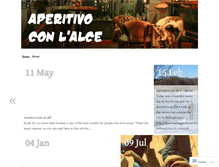 Tablet Screenshot of aperitivoconalce.wordpress.com