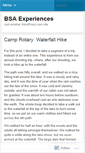 Mobile Screenshot of bsaexperiences.wordpress.com