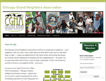 Tablet Screenshot of chicagograndneighborsassociation.wordpress.com