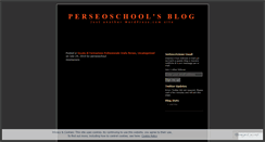Desktop Screenshot of perseoschool.wordpress.com