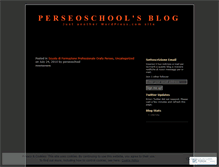Tablet Screenshot of perseoschool.wordpress.com