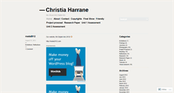 Desktop Screenshot of christiaharrane.wordpress.com