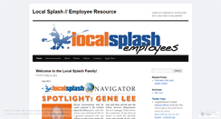 Desktop Screenshot of localsplashemployees.wordpress.com