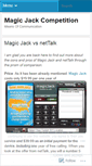 Mobile Screenshot of magicjackcompetition.wordpress.com