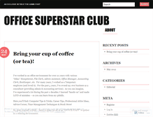 Tablet Screenshot of officesuperstarclub.wordpress.com