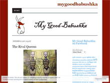 Tablet Screenshot of mygoodbabushka.wordpress.com