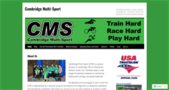 Desktop Screenshot of cambridgemultisport.wordpress.com