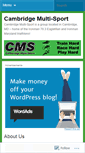 Mobile Screenshot of cambridgemultisport.wordpress.com