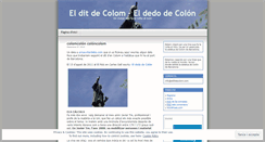 Desktop Screenshot of eldedodecolon.wordpress.com