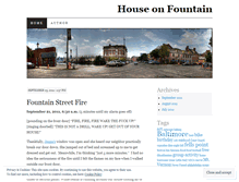 Tablet Screenshot of houseonfountain.wordpress.com