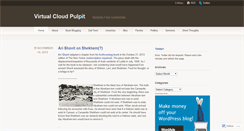 Desktop Screenshot of cloudpulpit.wordpress.com