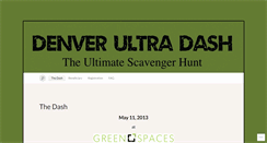 Desktop Screenshot of denverultradash.wordpress.com