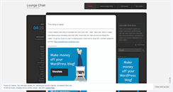 Desktop Screenshot of loungechair.wordpress.com