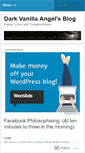 Mobile Screenshot of darkxvanillaxangel.wordpress.com