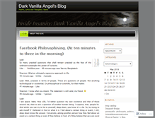 Tablet Screenshot of darkxvanillaxangel.wordpress.com