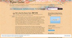 Desktop Screenshot of hanglishquest.wordpress.com