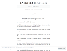 Tablet Screenshot of laughterbrothers.wordpress.com