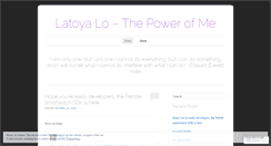 Desktop Screenshot of latoyalo.wordpress.com