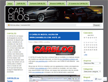 Tablet Screenshot of carandblog.wordpress.com