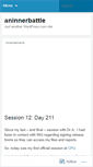Mobile Screenshot of aninnerbattle.wordpress.com