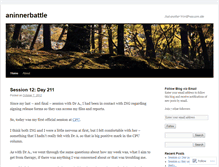 Tablet Screenshot of aninnerbattle.wordpress.com