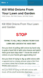 Mobile Screenshot of killwildonions.wordpress.com