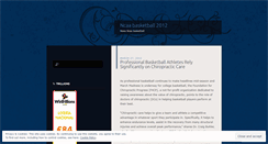 Desktop Screenshot of ncaabasketball2012.wordpress.com