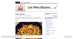 Desktop Screenshot of feesmaison.wordpress.com