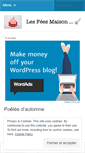 Mobile Screenshot of feesmaison.wordpress.com