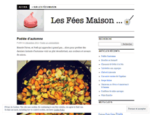 Tablet Screenshot of feesmaison.wordpress.com