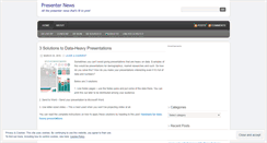 Desktop Screenshot of presenternews.wordpress.com
