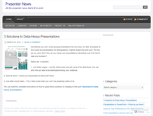 Tablet Screenshot of presenternews.wordpress.com