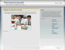 Tablet Screenshot of febrinarachmawati.wordpress.com