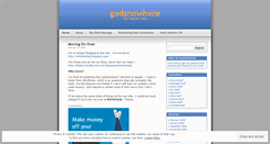 Desktop Screenshot of godsnowhere.wordpress.com