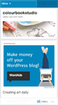 Mobile Screenshot of colourbookstudio.wordpress.com