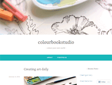 Tablet Screenshot of colourbookstudio.wordpress.com