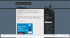 Desktop Screenshot of historialdedisenio.wordpress.com