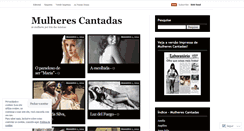 Desktop Screenshot of mulherescantadas.wordpress.com