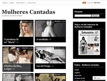 Tablet Screenshot of mulherescantadas.wordpress.com