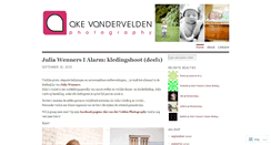 Desktop Screenshot of akevandervelden.wordpress.com